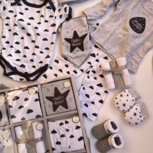 Βρεφικό σετ μαιευτηρίου γκρί