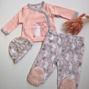 Βρεφικό σετ 3 τεμαχίων κουνελάκι