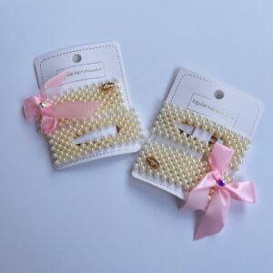 Κλιπς μαλλιών με πέρλες