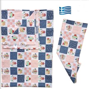 Βρεφικό Σεντόνι Κούνιας 100x150cm Με Μαξιλαροθήκη 35x45cm