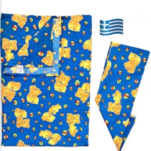 Βρεφικό Σεντόνι Κούνιας 100x150cm Με Μαξιλαροθήκη 35x45cm