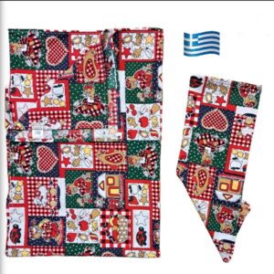 Βρεφικό Σεντόνι Κούνιας 100x150cm Με Μαξιλαροθήκη 35x45cm