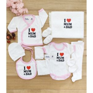 Σετ I love mum and dad 0-3 μηνών